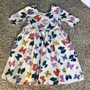 Hanna Andersson girls butterfly dress